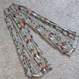 Rewash Olive Floral Trousers